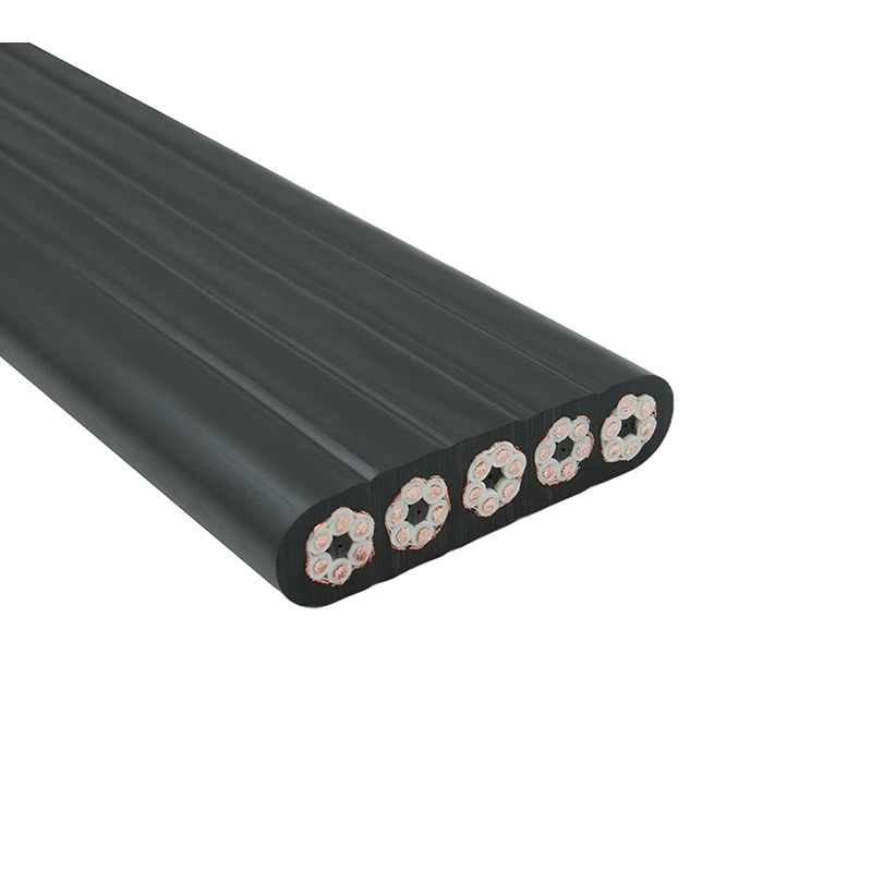 Plochý pohyblivý žeriav tienený zloženým plášťom