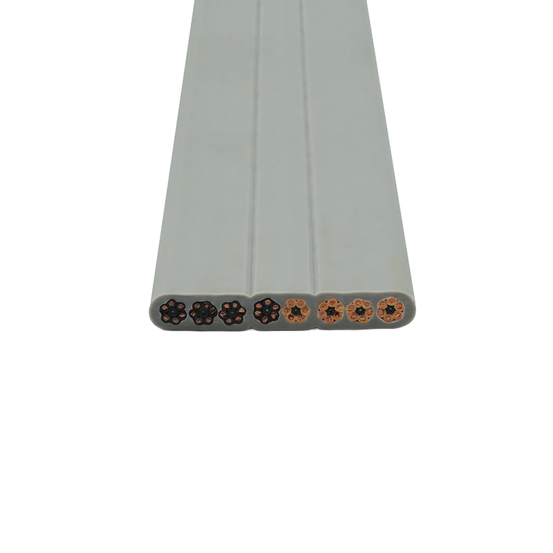 Plochý kábel výťahu s PVC izoláciou a PVC plášťom s medeným jadrom