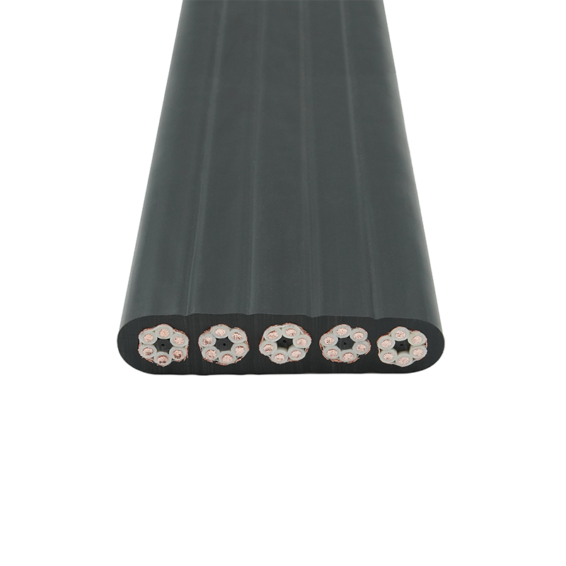 Plochý pohyblivý žeriav tienený zloženým plášťom