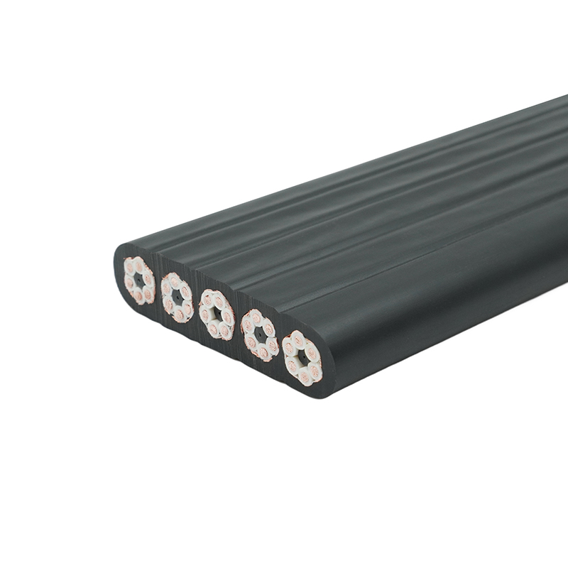 Plochý pohyblivý žeriav tienený zloženým plášťom