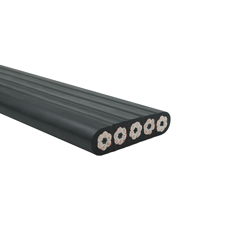 Plochý pohyblivý žeriav tienený zloženým plášťom