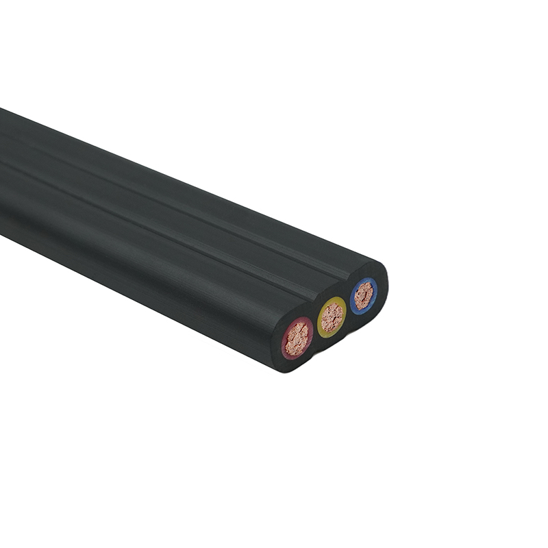 Pojazdný plochý kábel s PVC plášťom