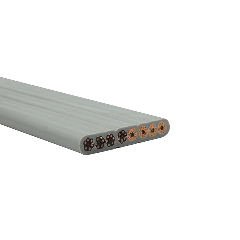 Plochý kábel výťahu s PVC izoláciou a PVC plášťom s medeným jadrom