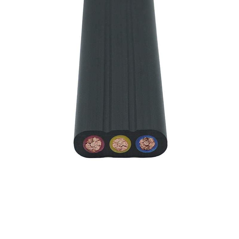 Pojazdný plochý kábel s PVC plášťom
