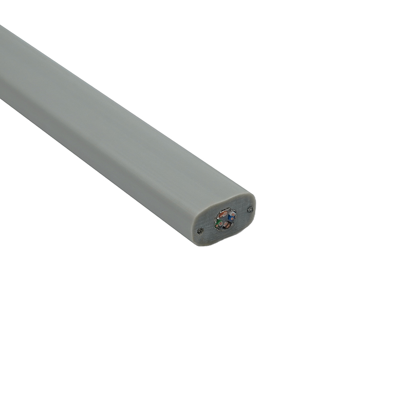 Plochý kábel výťahu s oceľovým drôtom a 1 prepojovacím káblom Cat6