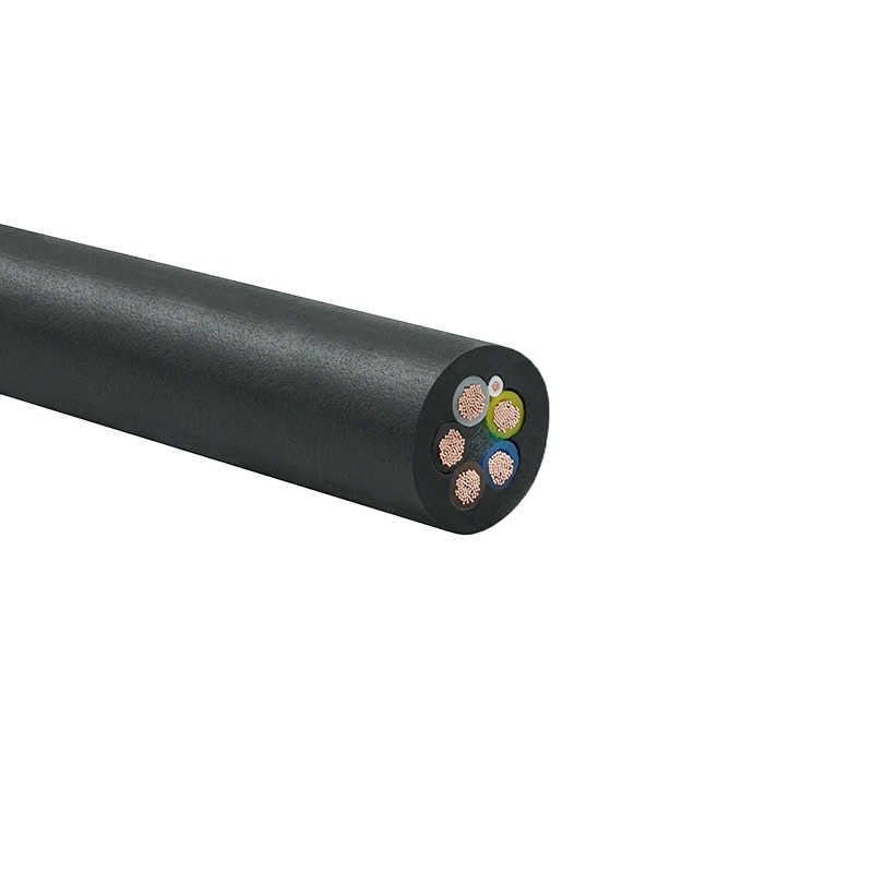 Vysokoprúdový nabíjací kábel EV pre hromady nabíjania (5×6+1×0,5)