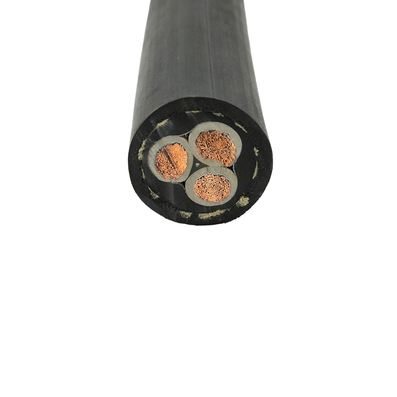 Vysokovýkonný vonkajší olejuvzdorný gumený flexibilný kábel