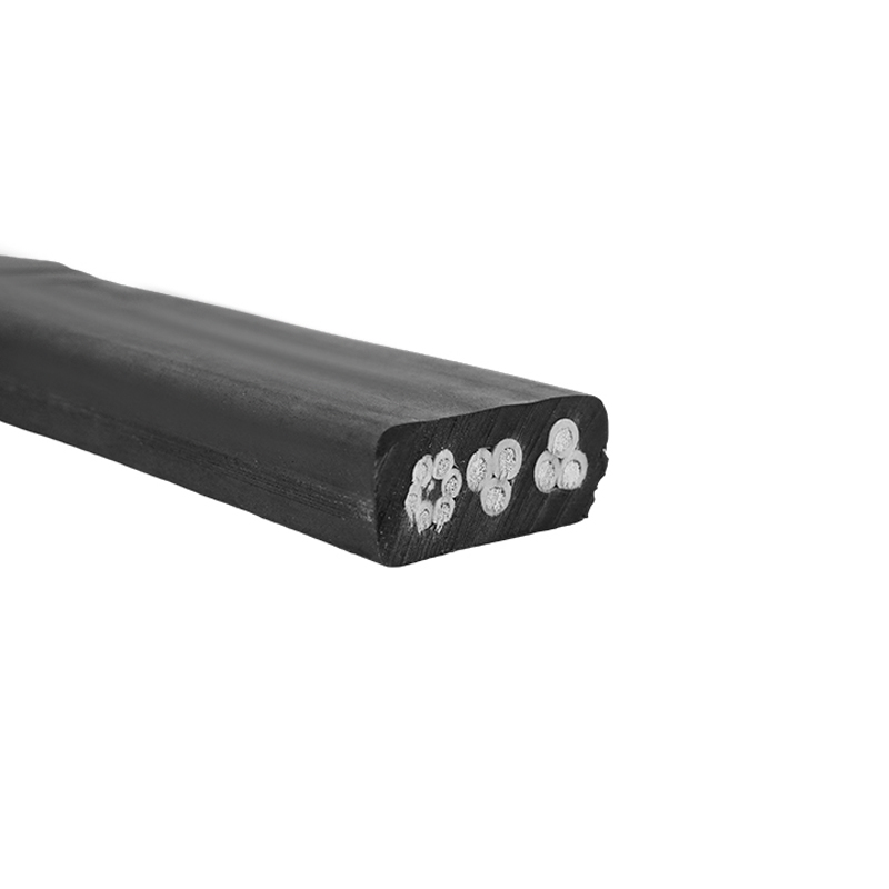 Stredne plochý všeobecný gumený kábel