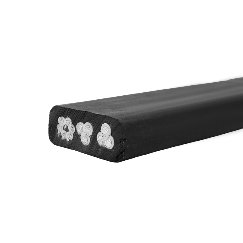 Stredne plochý všeobecný gumený kábel